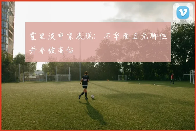 霍里谈申京表现：不华丽且无聊但并非被高估